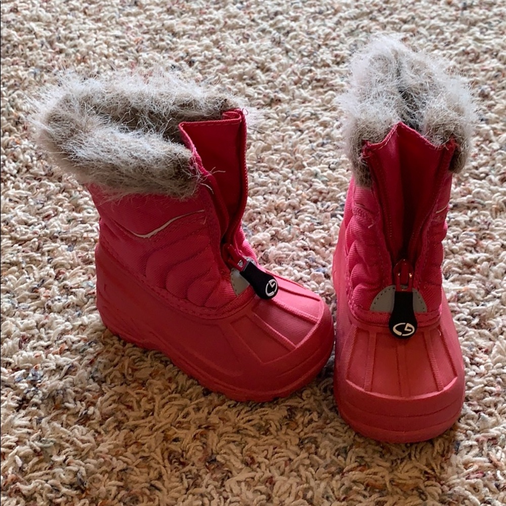 Toddler girls snow boots size 5
